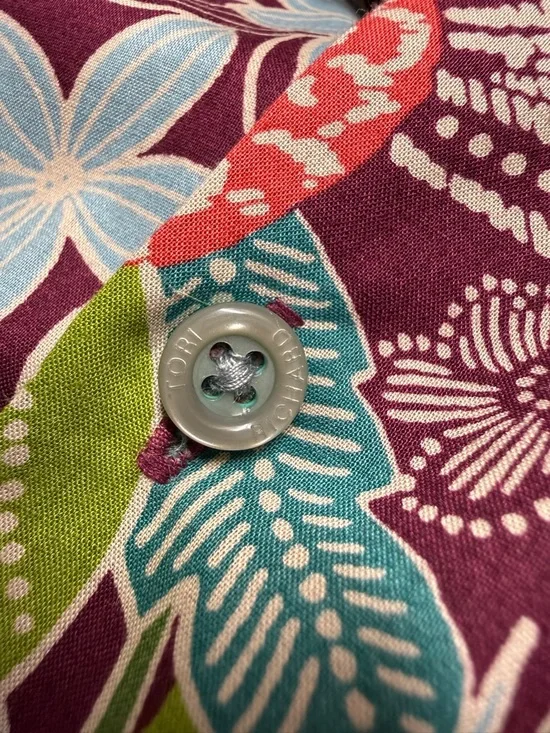 Tori Richard Tropbatik Cotton Lawn Camp Shirt Graphic Pineapples Men's Size XL - Picture 10 of 15